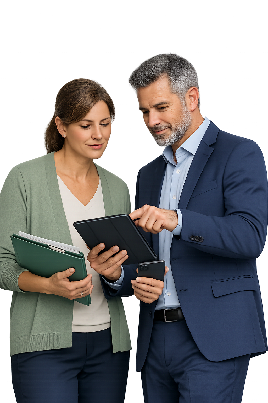 Professionisti al lavoro sui vantaggi di Digital Hub Zucchetti